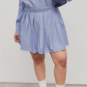 Cider Curve Pleated Skirt